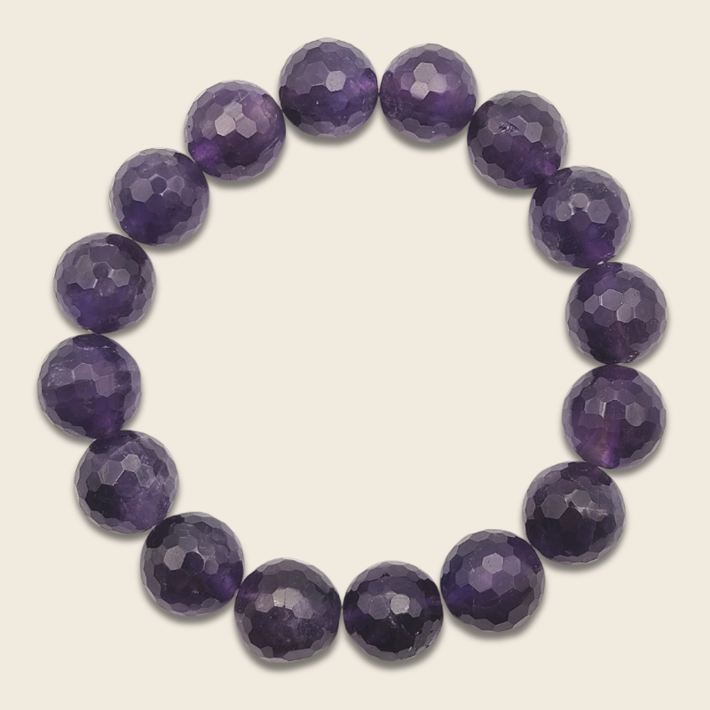 Amethyst Cutting Bracelet